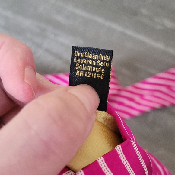 DONALD J. TRUMP Collection Silk Mens Pink Tie - Picture 9 of 11